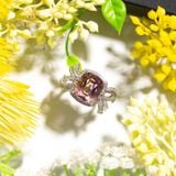  Bộ trang sức vàng đá Ametrine 
