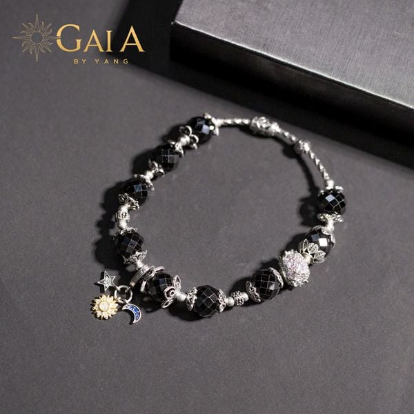  Vòng đá Spinel Đen 
