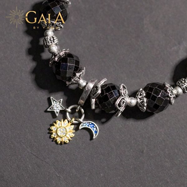  Vòng đá Spinel Đen 