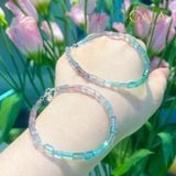  Vòng đá Tourmaline giác thô đa sắc 