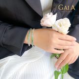  Vòng đá Tourmaline giác thô đa sắc 