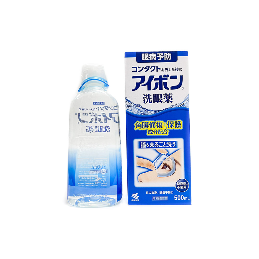  Dung Dịch Rửa Mắt Bảo Vệ Phục Hồi Kobayashi Seiyaku Eyebon Eye Wash Liquid 500 Ml 