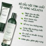  Bộ Dầu Gội Xả Tinh Chất Gừng Trắng Weilaiya Ginger Kích Thích Mọc Tóc 