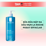  Sữa Rửa Mặt La Roche-Posay Effaclar Cho Da Dầu Mụn 400ml 