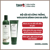  Bộ Dầu Gội Xả Tinh Chất Gừng Trắng Weilaiya Ginger Kích Thích Mọc Tóc 