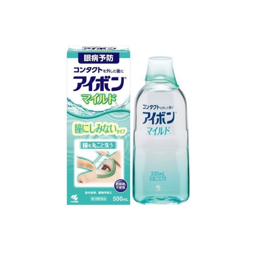  Dung Dịch Rửa Mắt Bảo Vệ Phục Hồi Kobayashi Seiyaku Eyebon Eye Wash Liquid 500 Ml 