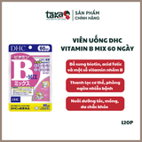  Viên Uống DHC Vitamin B Mix  - 60 Ngày 