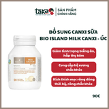  Viên Uống Bổ Sung Canxi Milk Calcium Bone Care Bio Island Úc 90 Viên 