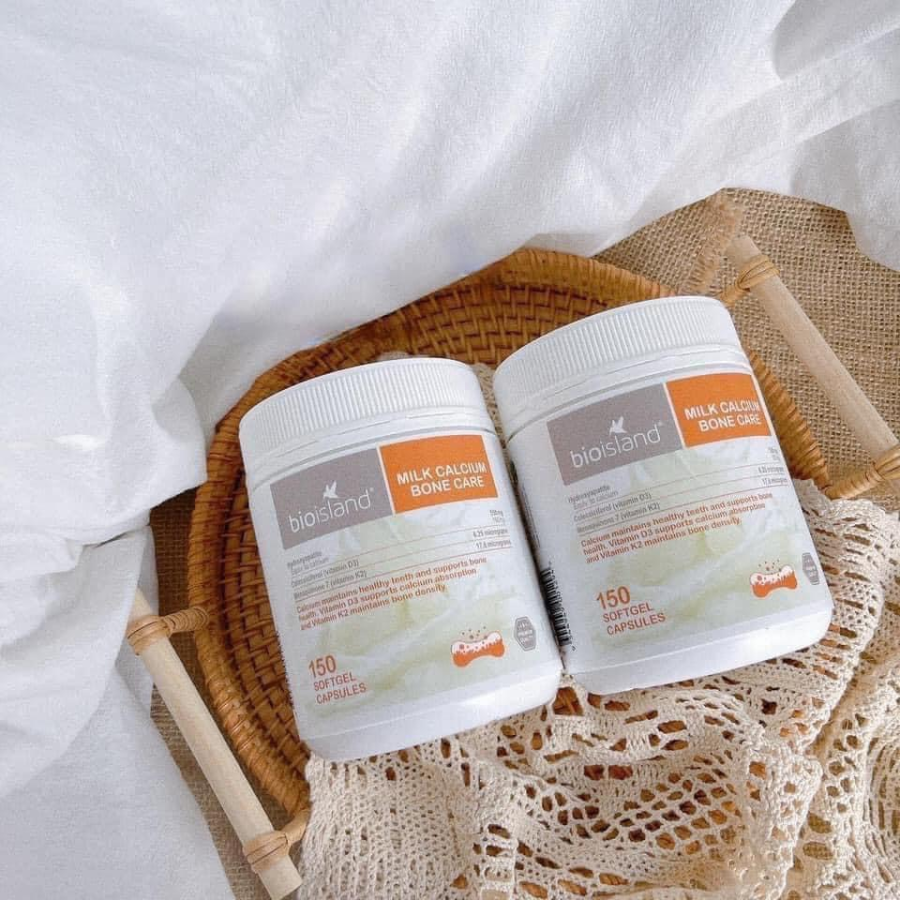  Viên Uống Bổ Sung Canxi Bio Island Milk Calcium Bone Care - 150 viên Úc 