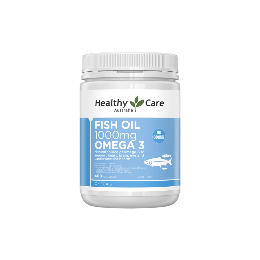  Viên Uống Dầu Cá Healthy Care Fish Oil 1000Mg - 400 Viên 
