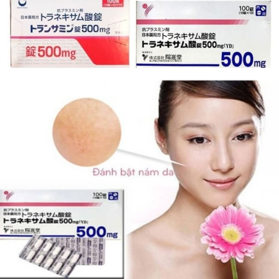  Viên Uống Trắng Da Trị Nám Transamin Nhật Bản - 500Mg 