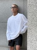  HALF CIRCLE WHITE LONGSLEEVE 