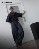  HALF CIRCLE DENIM SHIRT 