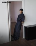  HALF CIRCLE DENIM SHIRT 