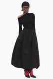  CRINKLED LONG SKIRT 