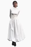  CRINKLED LONG SKIRT 