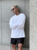  HALF CIRCLE WHITE LONGSLEEVE 
