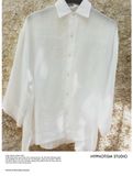  OPEN WEAVE LINEN SHIRTS 