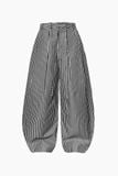  STRIPED CURVY TROUSERS 