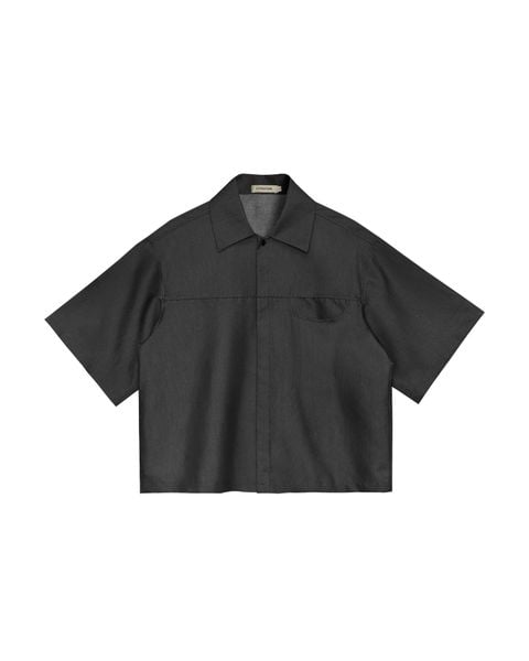  HALF CIRCLE DENIM SHIRT 