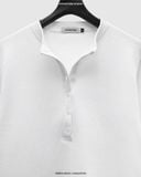  RIBBED HENLEY TOP 