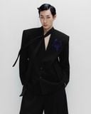  COLLARLESS BLAZER 