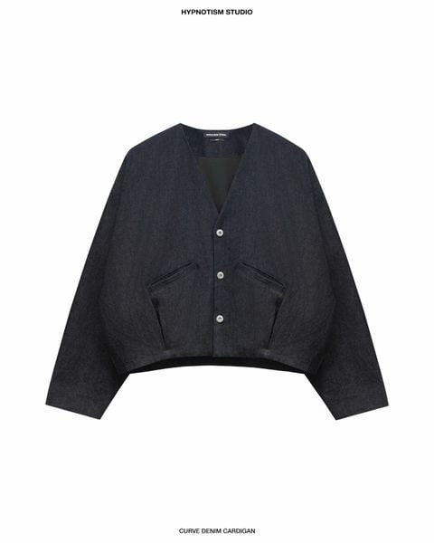  CURVE DENIM CARDIGAN 