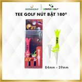  Tee Golf Nhựa Đầu vuông nút Bật 180º Koviss - Chân Đỡ Phát Bóng ET160| 84 mm - 39 mm | Koviss Golf Chính Hãng. 