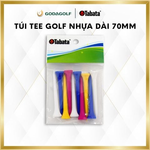  Tee Golf Nhựa  Tabata 70 mm, Chân Đỡ Phát Bóng GV0476 | Tabata Golf Chính Hãng. 