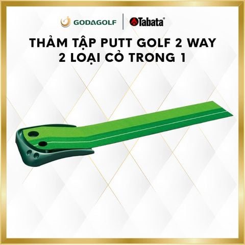  Thảm Tập Putt Golf Tabata 2 mặt cỏ 2way, Thảm tập golf tại nhà | Tabata Golf chính hãng 