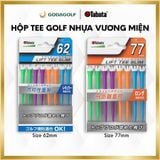  Tee Golf Nhựa Cao Cấp Tabata - Chân đỡ phát bóng GV1420B |  62mm 77mm  | Tabata Golf chính hãng 