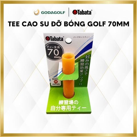  Tee Golf Cao Su Tabata 70 mm - Chân đỡ phát bóng golf GV0299 | Tabata Golf Chính Hãng 
