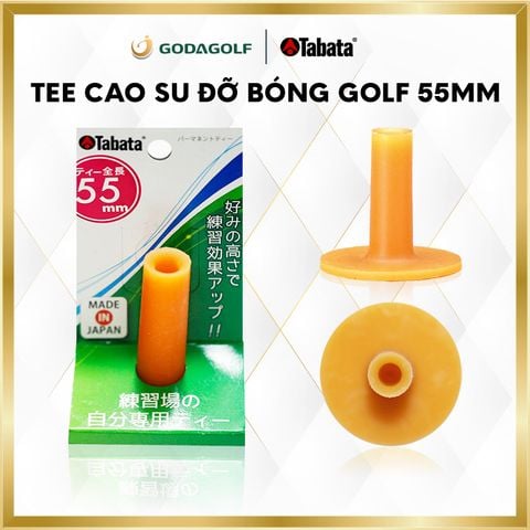  Tee Golf Cao Su Tabata 55mm - Chân đỡ phát bóng golf GV0294 | Tabata Golf Chính Hãng 
