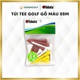  Tee Golf Gỗ Cao Cấp Tabata 55mm - Chân đỡ phát bóng GV0505 | Tabata Golf Chính Hãng 