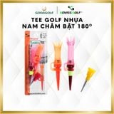  Tee Golf Nhựa Nam Châm Bật 180º Koviss - Chân Đỡ Phát Bóng Hoa Sen TT154 | 70mm - 70mm- 39mm | Koviss Golf Chính Hãng. 