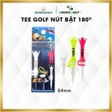  Tee Golf Nhựa Đầu vuông nút Bật 180º Koviss - Chân Đỡ Phát Bóng ET164 | 84 mm - 39mm | Koviss Golf Chính Hãng. 