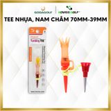  Tee Golf Nhựa Nam Châm Bật  180º Koviss - Chân Đỡ Phát Bóng Hoa Sen TT151 | 70mm - 39mm | Koviss Golf Chính Hãng. 