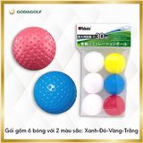  Gói 6 Bóng Nhựa Mềm Tập Golf Tabata - Bóng Tập Golf (Khoảng cách bay tối đa 30M) GV0311| Tabata Golf Chính Hãng 