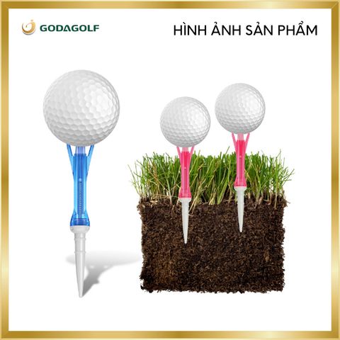  Tee golf Nhựa 88mm Lò Xo Xoay 360º Koviss - Chân Đỡ Phát Bóng Đế Vuông VS142 | Koviss Golf Chính Hãng. 
