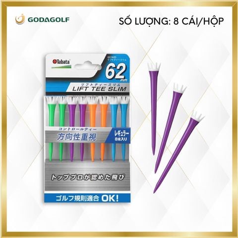  Tee Golf Nhựa Cao Cấp Tabata - Chân đỡ phát bóng GV1420B |  62mm 77mm  | Tabata Golf chính hãng 