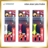  Tee Golf Nhựa Đầu vuông nút Bật 180º Koviss - Chân Đỡ Phát Bóng ET161| 76 mm - 39 mm | Koviss Golf Chính Hãng. 