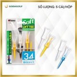  Tee Golf Nhựa Đầu Mềm Tabata 34 mm, Chân Đỡ Phát Bóng GV0447| PBL PP Y | Tabata Golf Chính Hãng. 