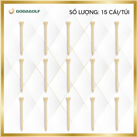  Tee Golf Gỗ Cao Cấp Tabata 82 mm - Chân đỡ phát bóng | Tabata Golf Chính Hãng 