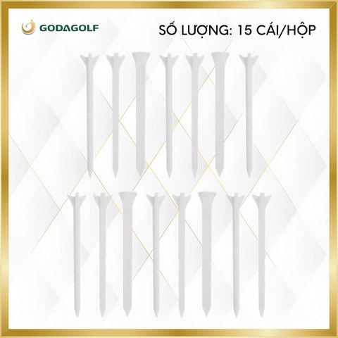  Tee golf nhựa 3 kiểu tròn, vuông, dẹp - Chân đỡ phát bóng NEO STEP NS181 | Koviss Golf Chính Hãng. 