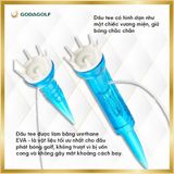  Tee Golf Nhựa Cao Cấp Tabata , Chân đỡ phát bóng có dây nối | 34mm 40mm 48mm | Tabata Golf chính hãng 