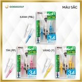  Tee Golf Nhựa Đầu Mềm Tabata 34 mm, Chân Đỡ Phát Bóng GV0447| PBL PP Y | Tabata Golf Chính Hãng. 