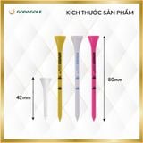  Tee Golf gỗ Lucky Tee Koviss - Chân đỡ bóng golf LT194 (80mm + 42mm)  | Koviss Golf Chính Hãng. 