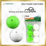  Gói 6 Bóng Nhựa Rỗng Tập Golf Tabata - Bóng Tập Golf (Khoảng cách bay tối đa 30M) - GV0310 | Tabata Golf Chính Hãng 