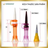  Tee Golf Nhựa Nam Châm Bật 180º Koviss - Chân Đỡ Phát Bóng Hoa Sen TT154 | 70mm - 70mm- 39mm | Koviss Golf Chính Hãng. 