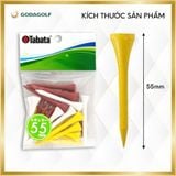  Tee Golf Gỗ Cao Cấp Tabata 55mm - Chân đỡ phát bóng GV0505 | Tabata Golf Chính Hãng 